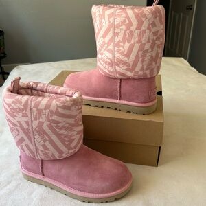 Ugg classic short jersey stripe Boot